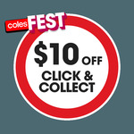 $10 off Minimum $50 Spend @ Coles Online