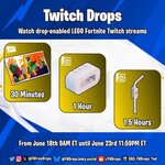 Free Fortnite LEGO Items @ Twitch