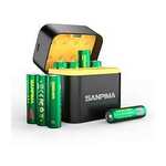 [Prime] Sanpima 1.5V AA Rechargeable Lithium AA Batteries 8-Pack w/Fast Charger, 3000mWh $28.79 Delivered @ SANPIMA Amazon AU