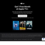 1 Month Free Apple TV+ for New and Returning Subscribers @ Apple