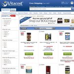 Vitacost BOGO 1/2 Pre-Workouts - Animal Rage 44 Pak, Dymatize Xpand 2x, CytoSport Amin, Creatine