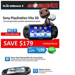 Sony PlayStation Vita 3G + Wi-Fi $199 + Shipping @ Wireless1 (48 Hours Only)