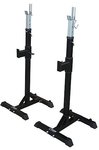 Squat Rack Stand Pair Bench Press Weight Lifting Barbel $103.38 Delivered @ Factory Fast