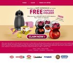 Free Capsule Holder if Buy Nescafe Dolci Gusto Machine with 1 Carton of Capsules @ IGA/Franklins