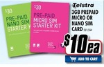 Telstra $30 Prepaid MicroSIM/Nanosim for $10 @ The Good Guys - in-Store or eBay ($2 Shipping)