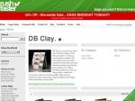 Rushfaster 66% off March Supa Special - DB Clay Walllets