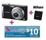 Panasonic Lumix FS3 Digital Camera + Nikon Camera Case $209.95 +Free Postage + Bonus $10 Voucher
