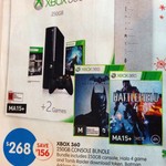 Xbox 360 250GB w/Battlefield 4, Batman Arkham Origins, Tomb Raider & Halo 4 $268 Starts 7/11 @ Big W