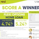 2 Year Fixed Rate Home Loan 4.74% pa (5.24% pa Comparison)