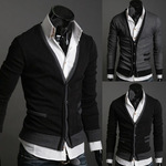 Men Autumn Knitted V neck Cardigan 2 Colors $15.29 Free Shipping @ Aliexpress