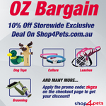 10% off Storewide Shop4Pets.com.au