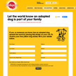 Free: Dog Adoption Awareness Stickers (Delivered) by Pedigree