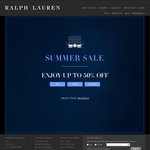 Ralph Lauren Summer Sale - Enjoy up to 50% off