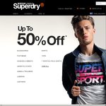 50% off Selected Style @ SuperDry (Free Shipping, Limited Stock)