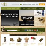 20% off Entire Purchase at Platatac Online Store - Military and Hunting Paraphernalia