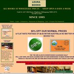 50% off Books - $6.60 Flat Rate Postage within Australia‏ at Leura Books