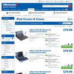  iPad Covers @ Officeworks - Belkin Slim Style Cover for iPad Air 2 Black $10 [Limited Stock/Locations]