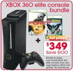 Xbox 360 Elite 120GB Console Bundle Pure and Lego Batman $349 @ Target