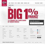 1% Finance Offer on New Nissan Cars