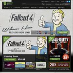PC Games 20% off Including Fallout 4 ($60 USD) @ Greenman Gaming