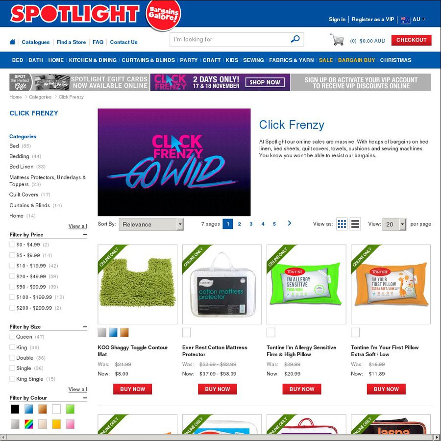 a description of click frenzy an australia initiative for online sales This click frenzy™ has officially started although a few retailers such as kogan and asos started their sales earlier in the day, the bulk of click frenzy™ deals officially opened at 7pm today the australian online sales initiative has been running twice a year since 2012 but this click frenzy™ event is shaping up to be the biggest yet. a description of click frenzy an australia initiative for online sales This click frenzy™ has officially started although a few retailers such as kogan and asos started their sales earlier in the day, the bulk of click frenzy™ deals officially opened at 7pm today the australian online sales initiative has been running twice a year since 2012 but this click frenzy™ event is shaping up to be the biggest yet.