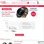 Win a Samsung Galaxy Gear S2 Classic Smartwatch (Valued at $599) from Crazy Sales