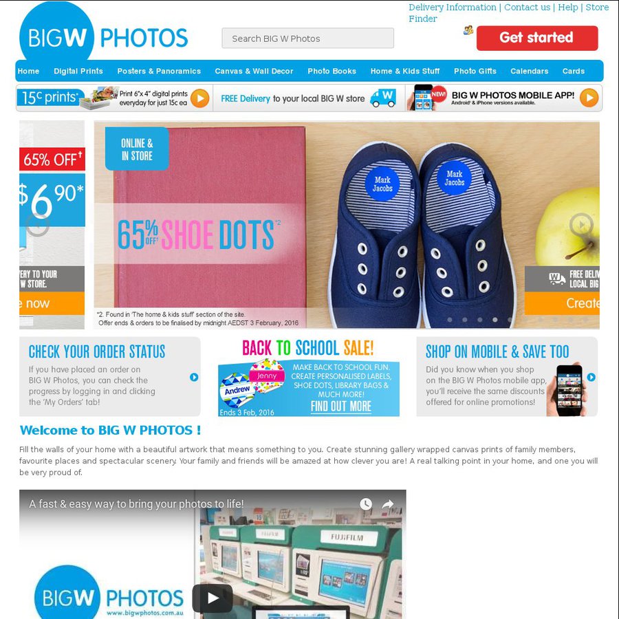 BIG W iPhone & Android App
