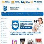 Get $15.00 off All Orders over $90.00, 48hrs Only @ Boomerang Pet Food