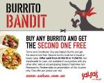 Salsas: Buy Any Burrito and Get The Second One Free