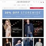 30% off Storewide + Extra 10% off for Members (Include Sale Items) @Jeanswest [in-Store & Online]