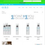 35% off The Whole Natural Skincare Range by OBI Skincare - $22.75 + $9.95 Shipping