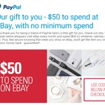 $10/ $20/ $25/ $50 to Spend on eBay from PayPal