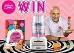 Win 1 of 2 Zumbo Food Processors & Signed Copy of Zumbo Files from Sunbeam