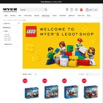 20% off + $15 off Every $75 Spent = up to 36% off Full Price LEGO Including Porsche Bigben New Batman Series @ MYER Online