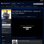 The Witcher 3: Wild Hunt – Game of the Year Edition (PS4, PS+ Discount) $38.97 save $38.98 @ PlayStation Store