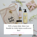 Win a Santa Baby Skin Care Bundle by Little Bairn Worth over $90 from Child Blogger 