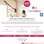 Win 1 of 3 LG CordZero A9 Multi 2X Handstick Vacuums Worth $849 from The Good Guys
