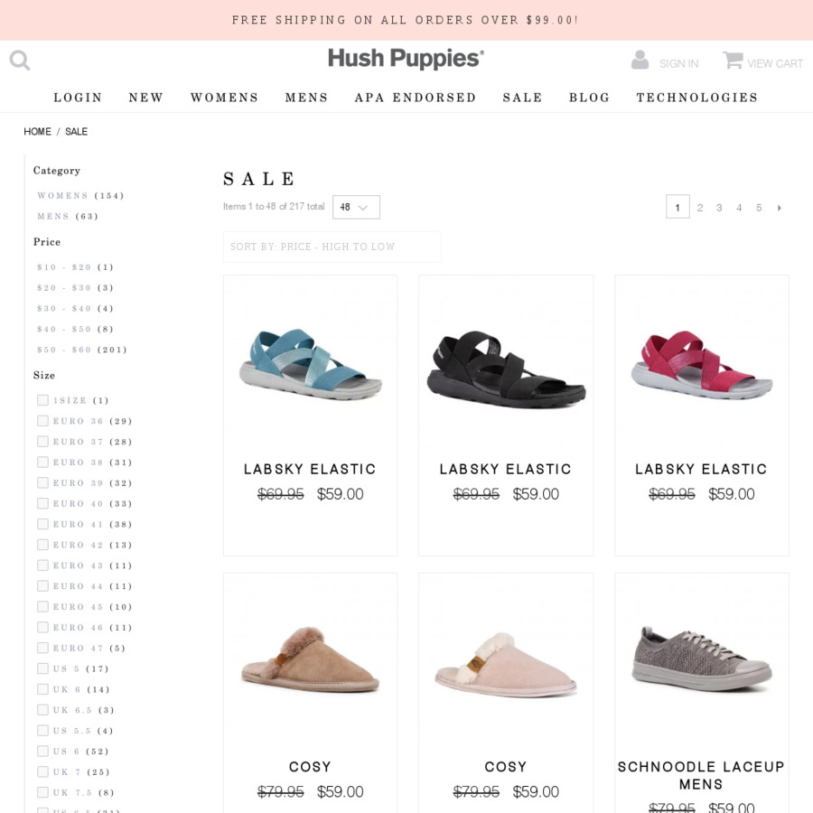 Hush Puppies All Sale Styles $59 - OzBargain