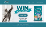 Win [1 of 15] One Year’s Supply of Purina One Dry Cat Food (With Purchase)