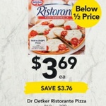 [QLD] ½ Price Dr Oetker Ristorante Pizza $3.69, Five Brothers Pasta Sauce $1.49 @ Drakes