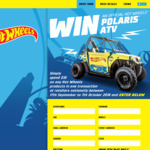 Win an Official Hot Wheels Polaris ATV Worth $6,500 or Weekly Prizes [Spend $10+ on Any Hot Wheels Products in One Transaction]