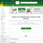 Win 1 of 280 $5,000 Qantas Flight Vouchers from Woolworths [With Purchase]