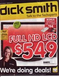 Sanyo 40" Full HD LCD at $549 with Bonus Surge Board and 1.5m HDMI Cable at Dick Smith
