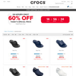 60% off + Further 25% off (Free Shipping > $50) @ Crocs