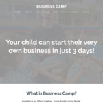 Business Camp School Holiday Program for Kids - $250 with Code (Save $50) for 3 Days during Summer Holidays @ Fiftysix Creations