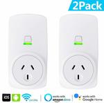 2x Wi-Fi Smart Socket Plug Alexa and Google Home Compatible $27.99 + Delivery (Free with Prime/ $49 Spend) @ Weikey Amazon AU