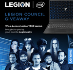 Win a Lenovo Legion Y530 Gaming Laptop Worth Over $1,300 from Catalyst eSports/Lenovo Legion/Intel