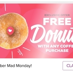[WA] Free Doughnut with Any Coffee Purchase @ Muzz Buzz (via App)