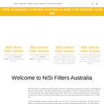 15% off Sitewide (Free Shipping over $49) @ NiSi Filters Australia