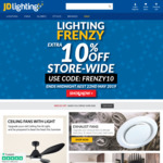 Extra 10% off Store-Wide @ JD Lighting